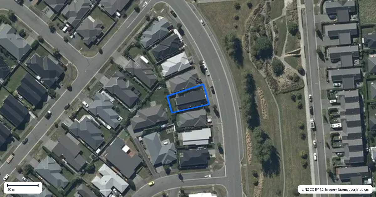 Property context map for 91 Caulfield Avenue, Halswell, Christchurch