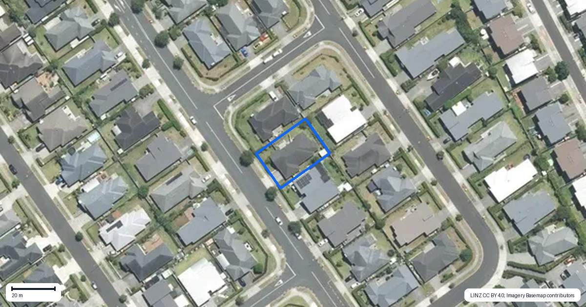 Property context map for 39 Kuhanui Drive, Karaka, Papakura
