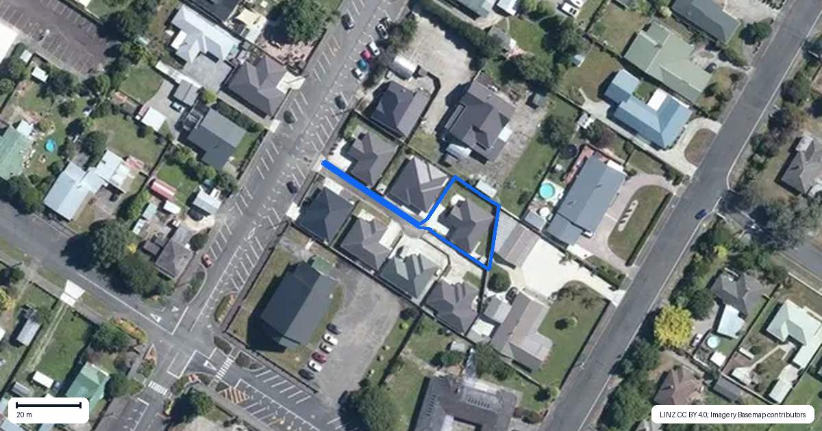 Property context map for 5 Brigidine Place, Pahiatua