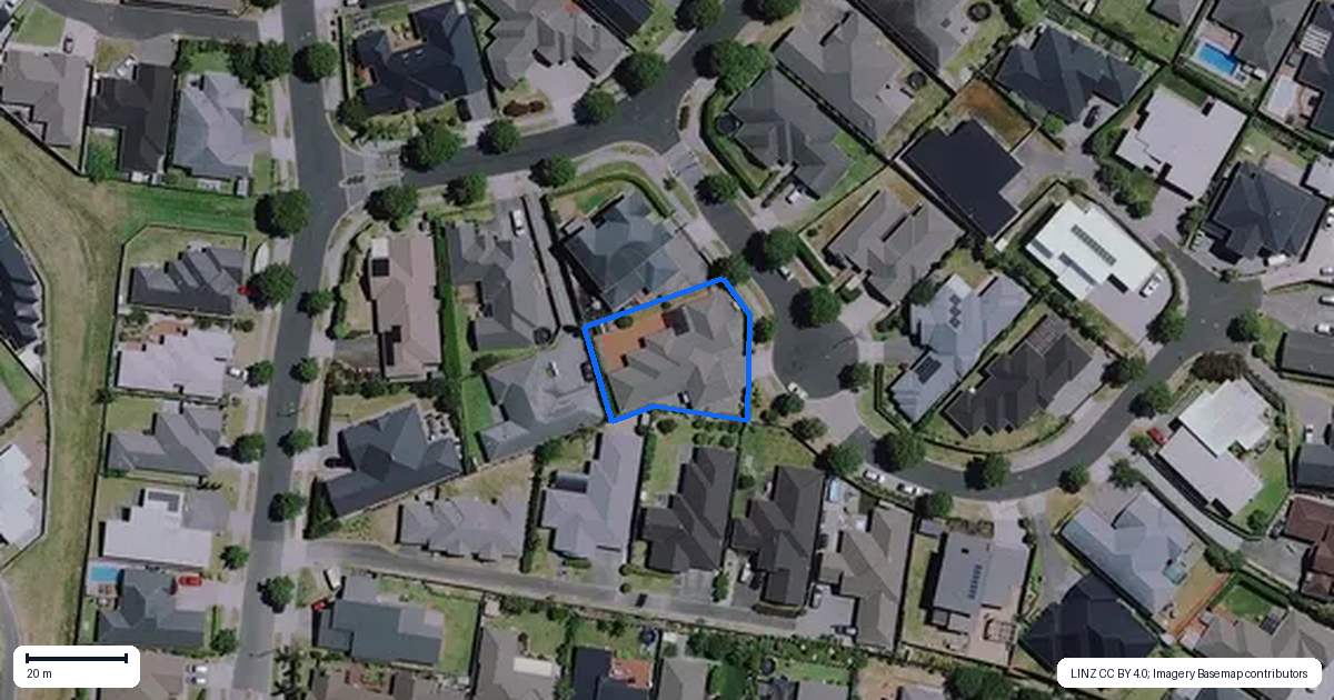 Property context map for 4 Wishbone Court, Flagstaff, Hamilton