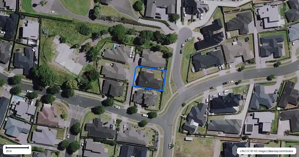 Property context map for 43 Longbow Terrace, Flagstaff, Hamilton