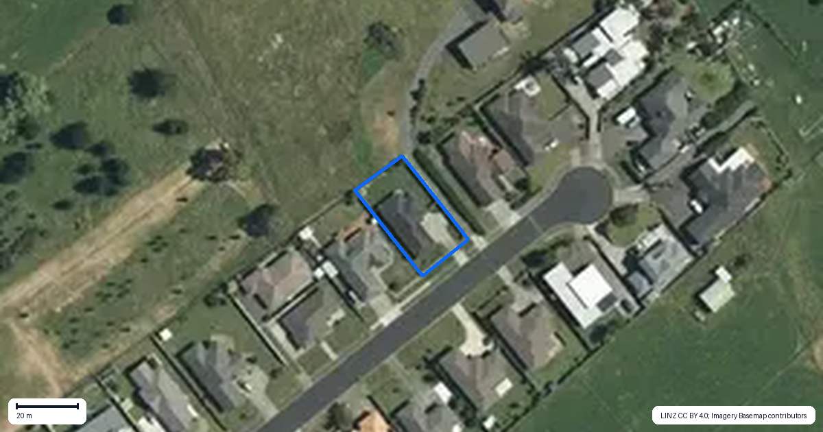 Property context map for 29 Vogel Place, Te Aroha
