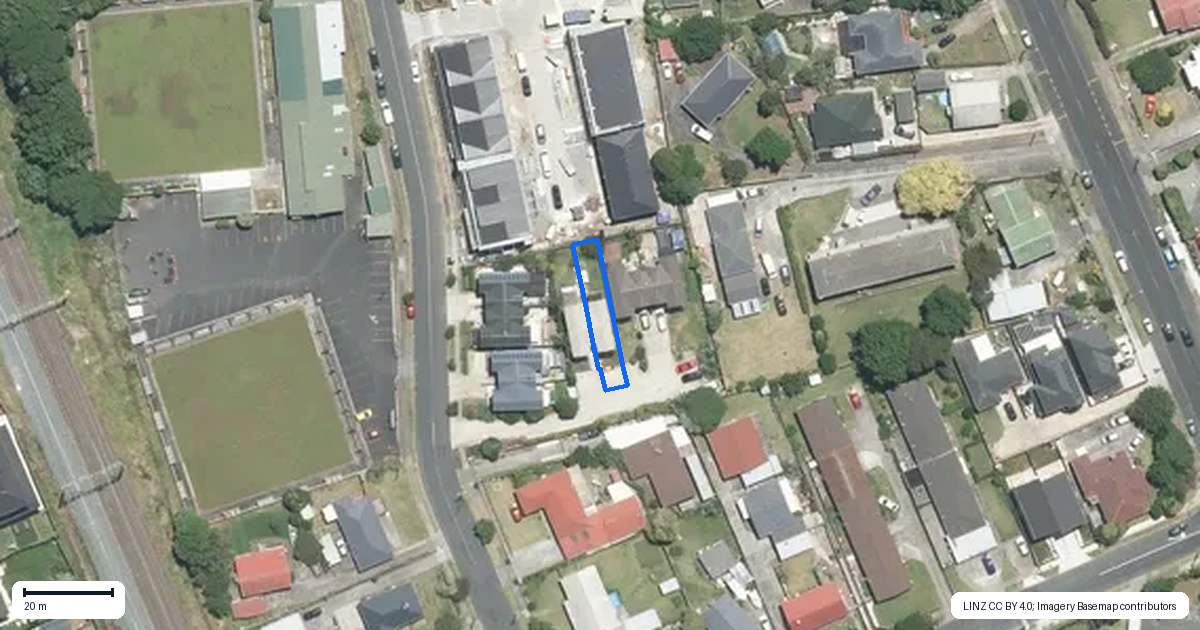 Property context map for 81B Cambridge Terrace, Papatoetoe, Auckland
