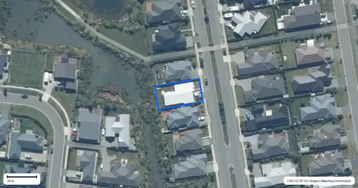 Property context map for 50 Vernon Drive, Lincoln
