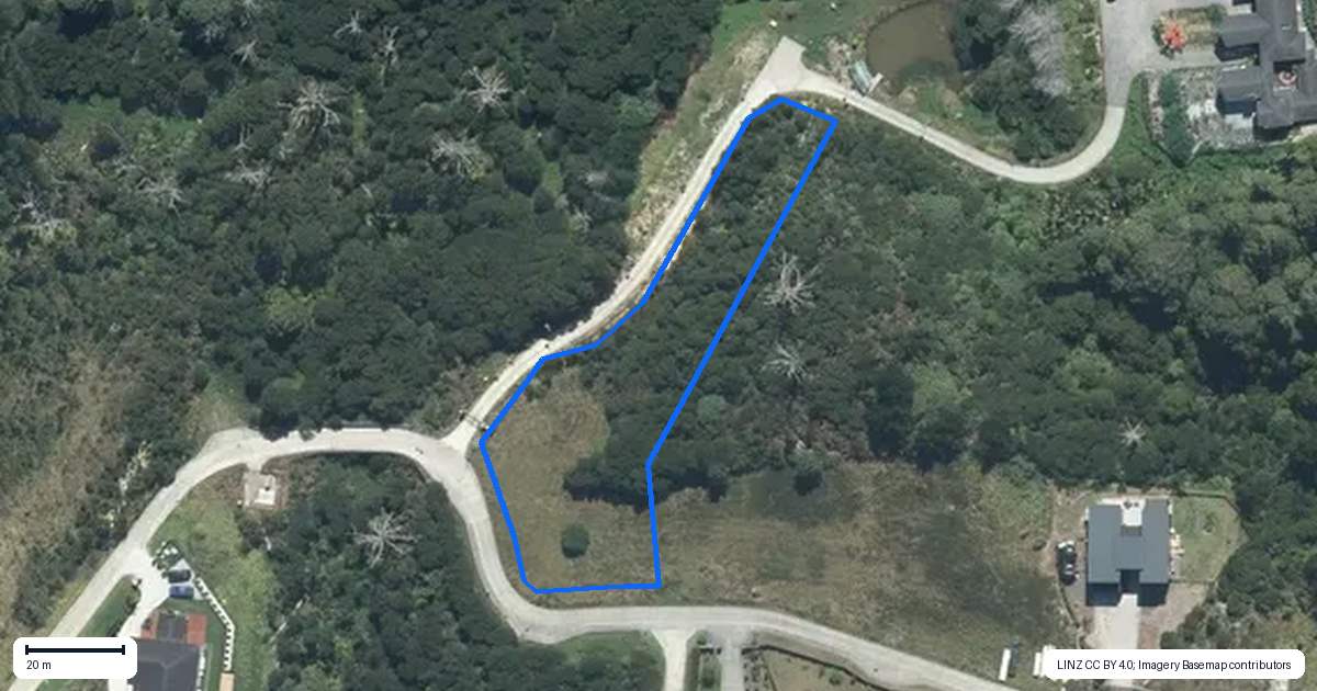 Property context map for 272C Okura River Road, Long Bay, Auckland