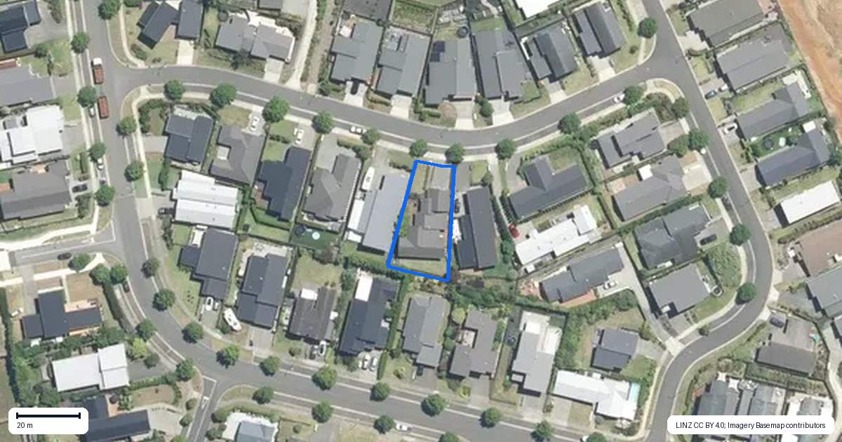 Property context map for 11 Knoll Rise, Pukekohe