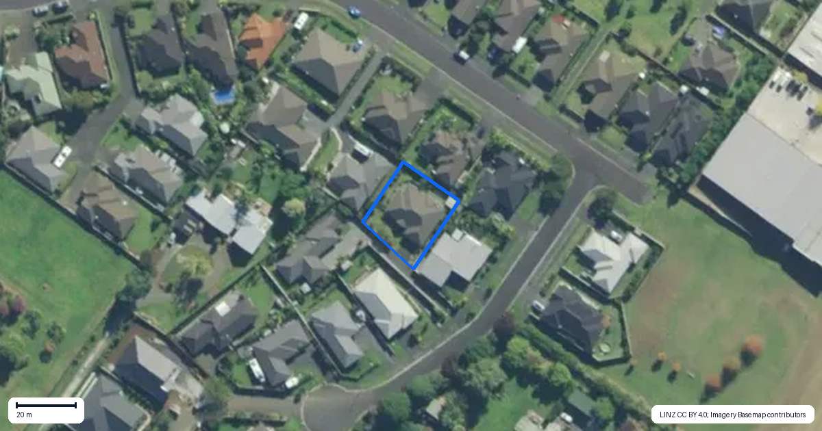 Property context map for 6 Martha Clarke Lane, Kerikeri