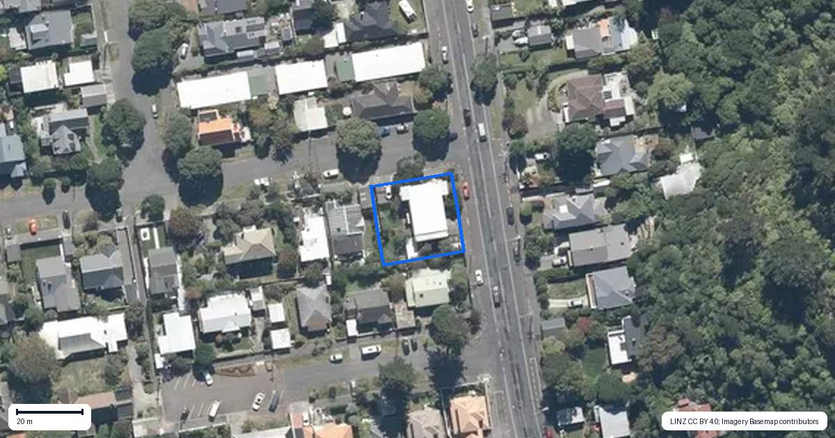 Property context map for 1 Karamu Street, Eastbourne, Lower Hutt
