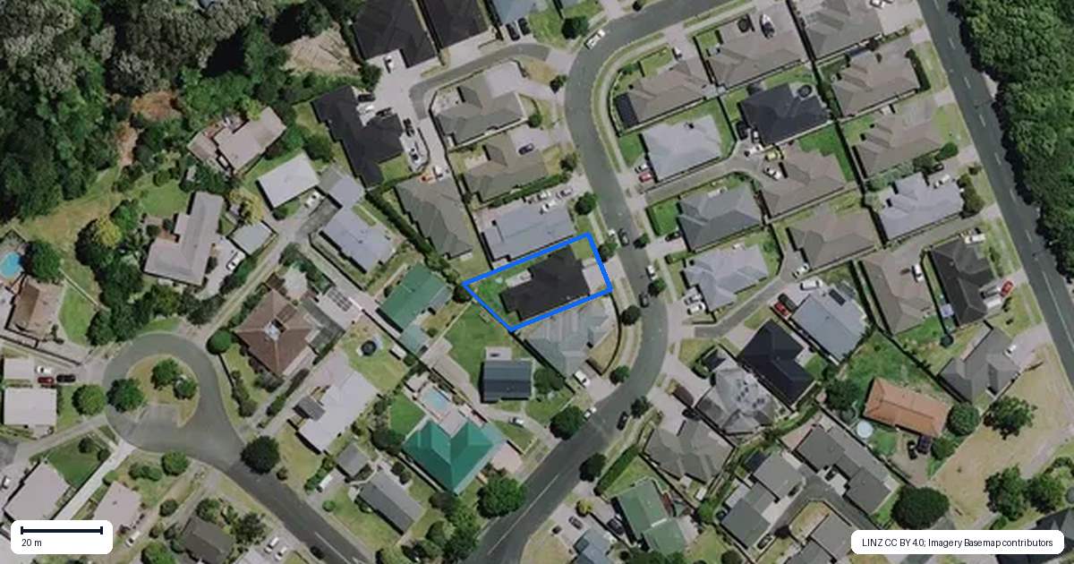 Property context map for 33 Tupelo Street, Pukete, Hamilton