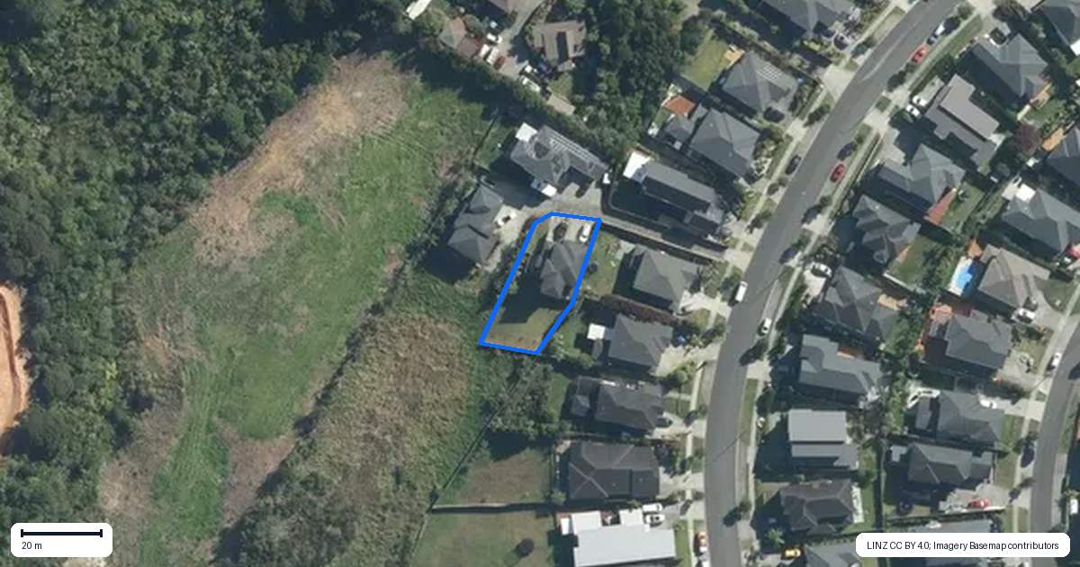 Property context map for 34 Harvest Avenue, Orewa