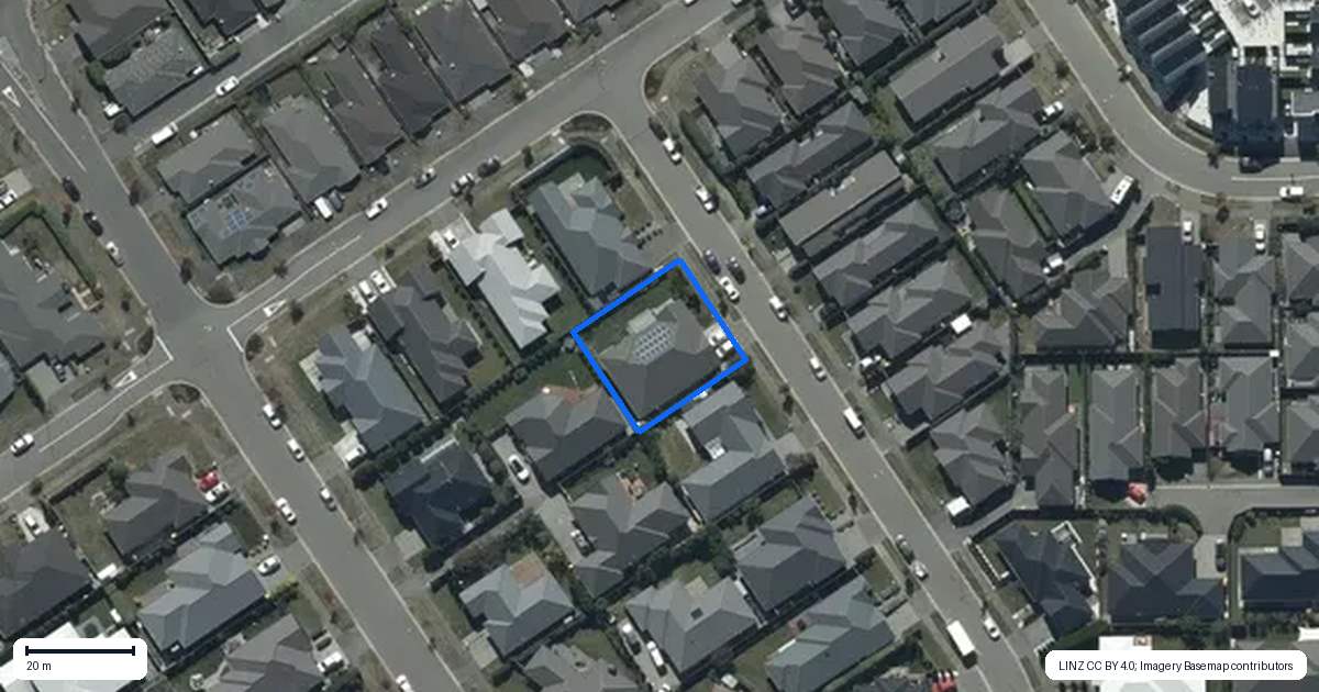 Property context map for 4 Vale Terrace, Wigram, Christchurch