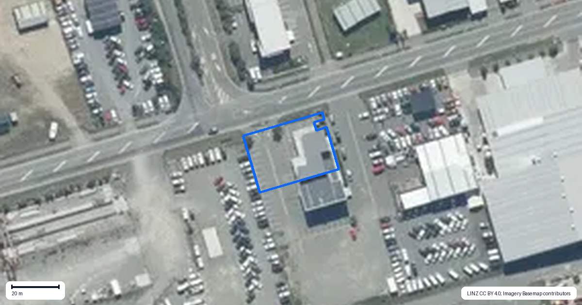Property context map for 871 Jones Road, Rolleston