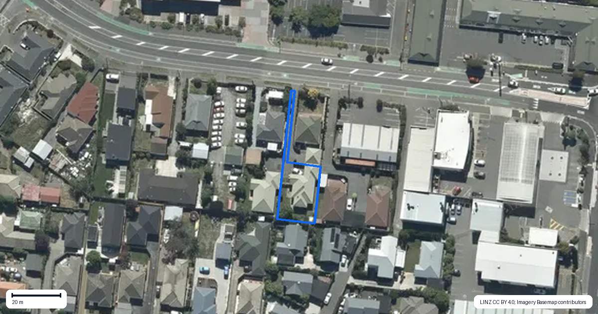 Property context map for 2/294 Travis Road, New Brighton, Christchurch