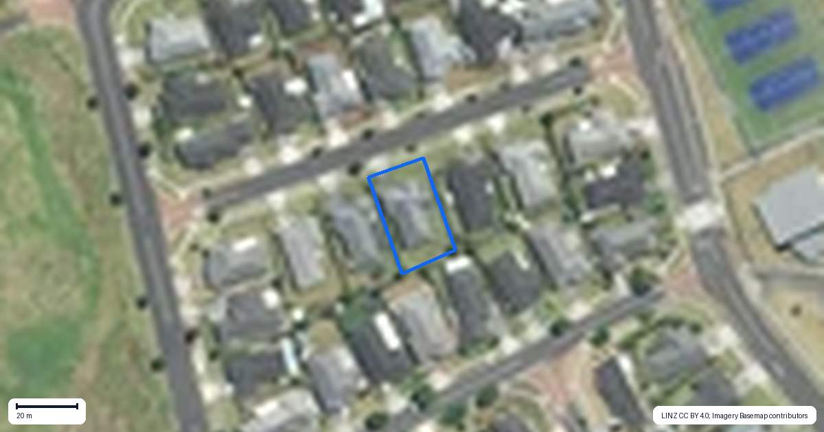 Property context map for 8 Creda Road, Wattle Downs, Auckland