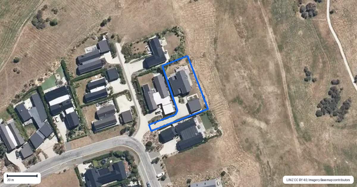 Property context map for 28 Falconer Rise, Jacks Point, Queenstown