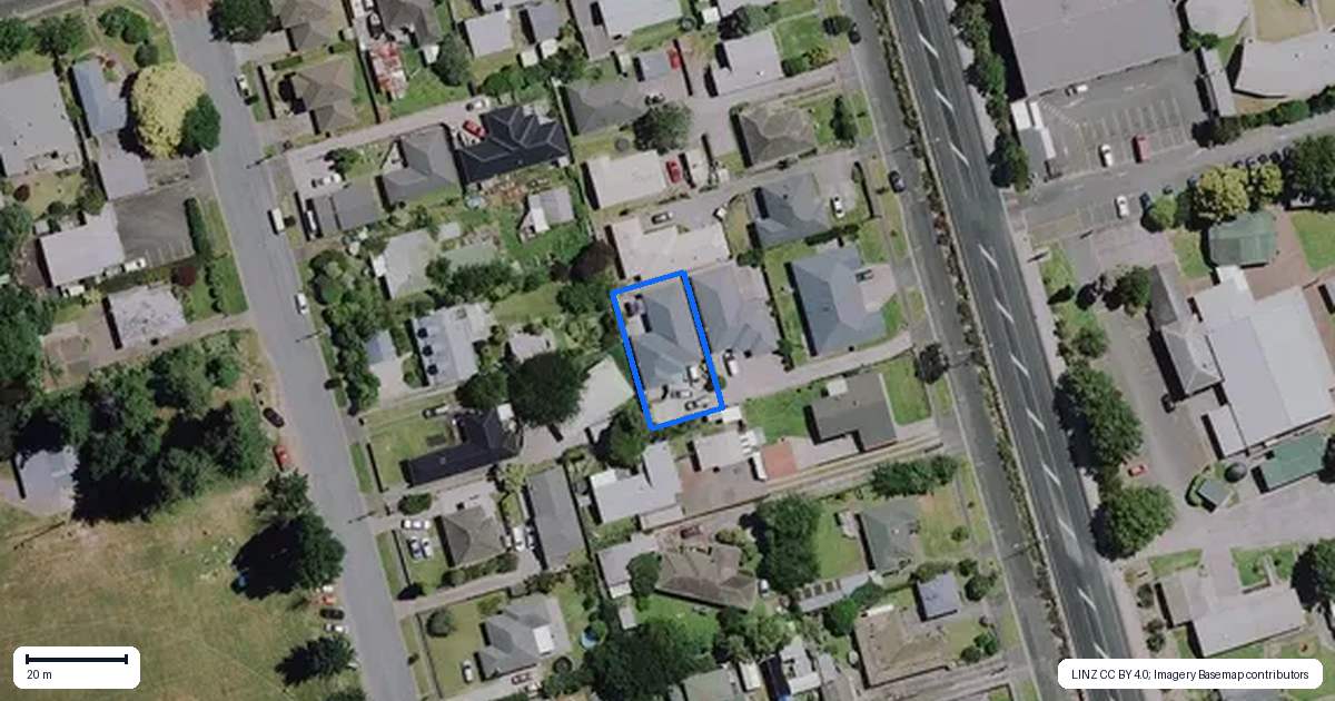 Property context map for 185B Dey Street, Hamilton East, Hamilton