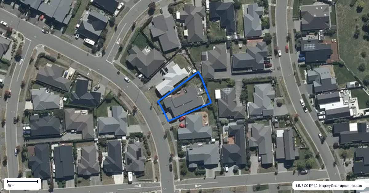 Property context map for 84 Te Rito Street, Marshland, Christchurch