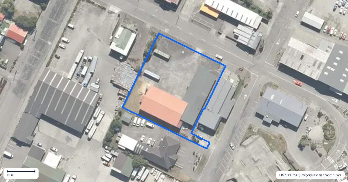 Property context map for 17 Gresson Street, Greymouth