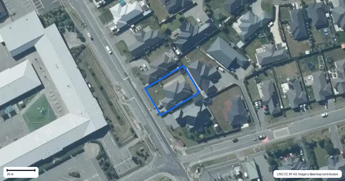 Property context map for 328 Dunns Crossing Road, Rolleston