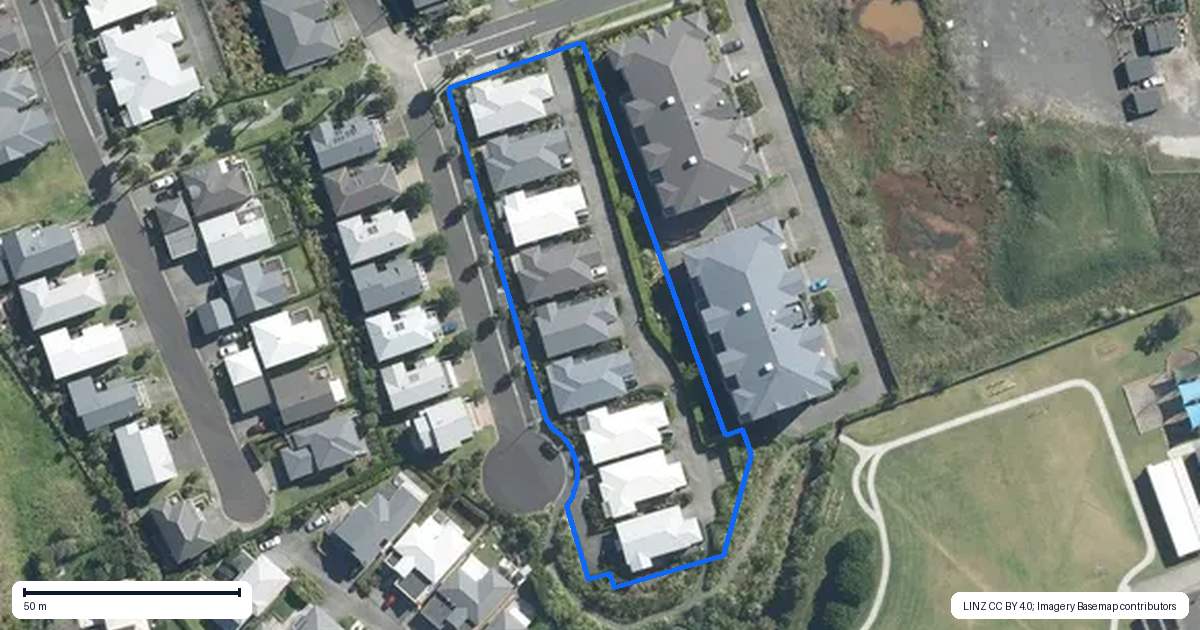 Property context map for 2 Plantation Terrace, Orewa