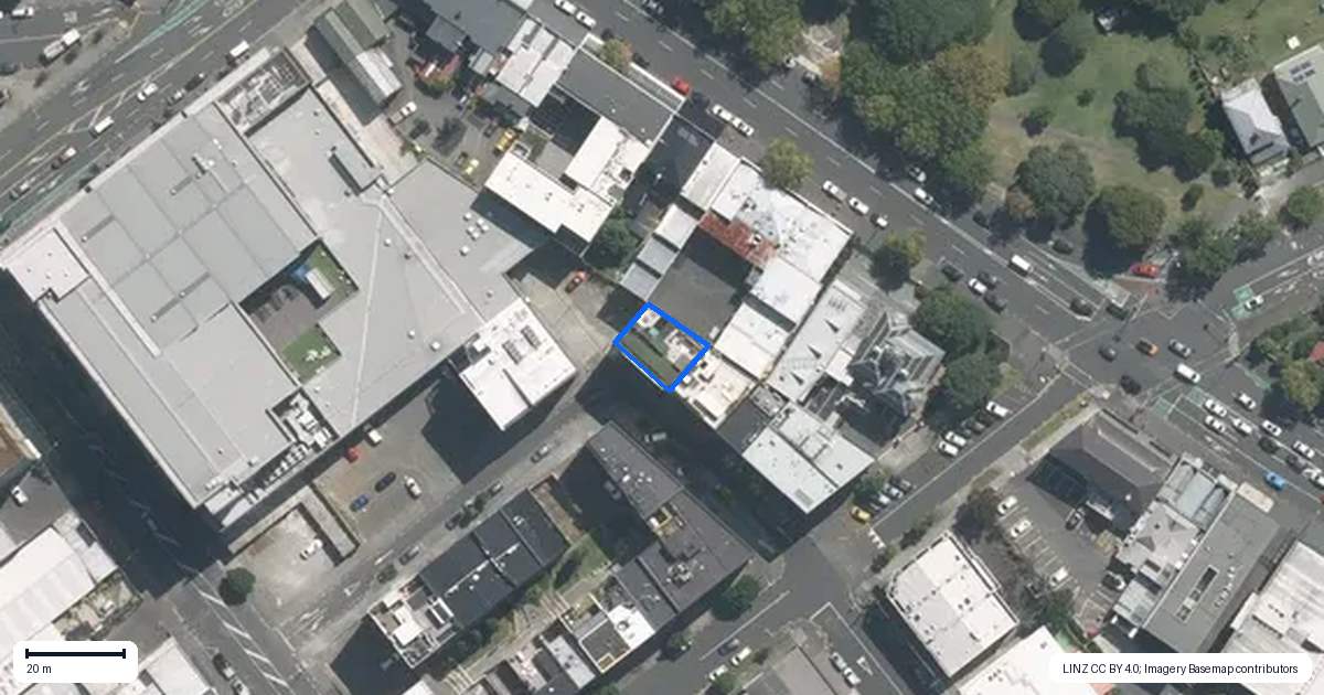 Property context map for 301/7 Vinegar Lane, Grey Lynn, Auckland