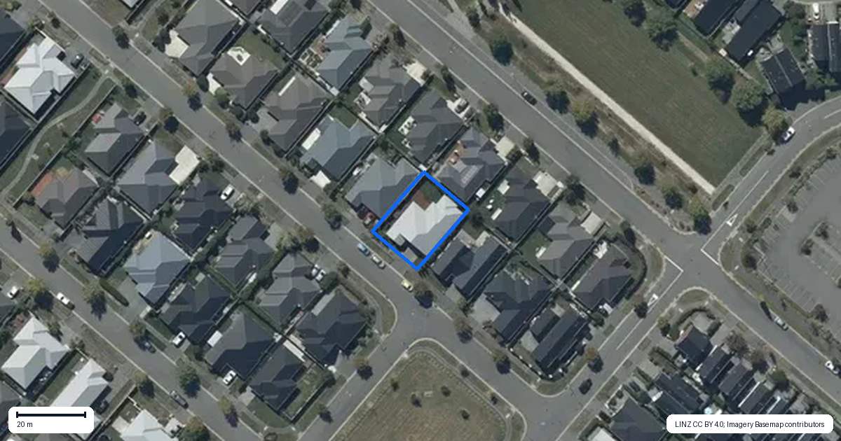 Property context map for 8 Bradwell Crescent, Halswell, Christchurch