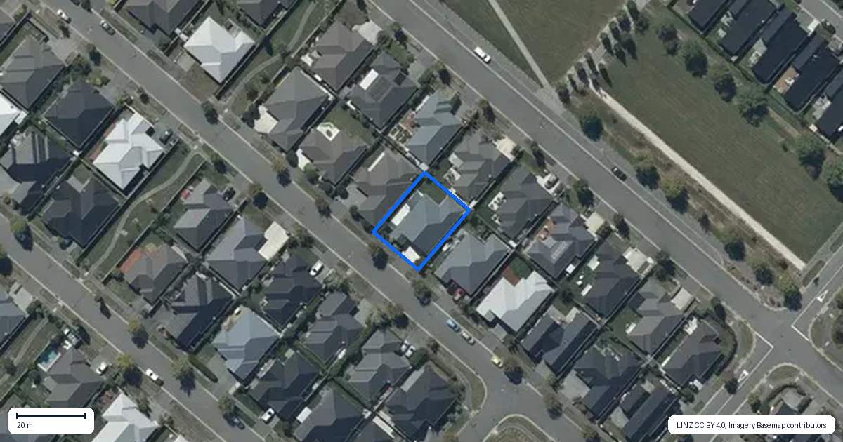 Property context map for 12 Bradwell Crescent, Halswell, Christchurch