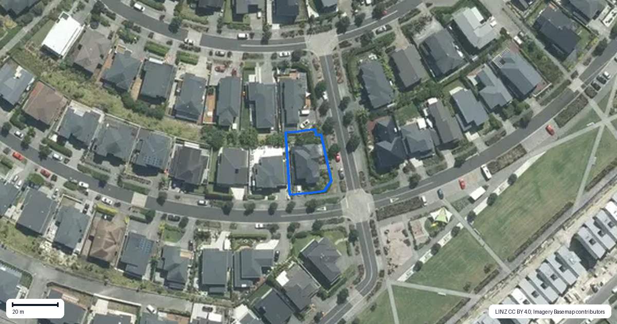 Property context map for 17 Headland Drive, Long Bay, Auckland