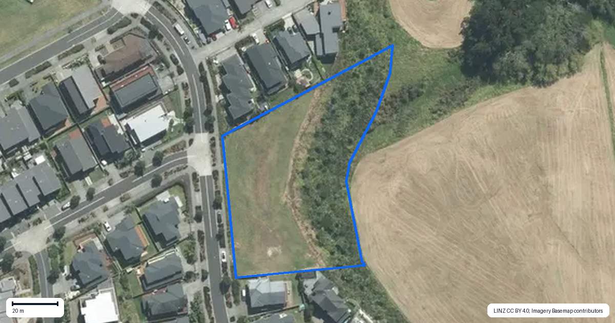 Property context map for 33 Bounty Road, Long Bay, Auckland