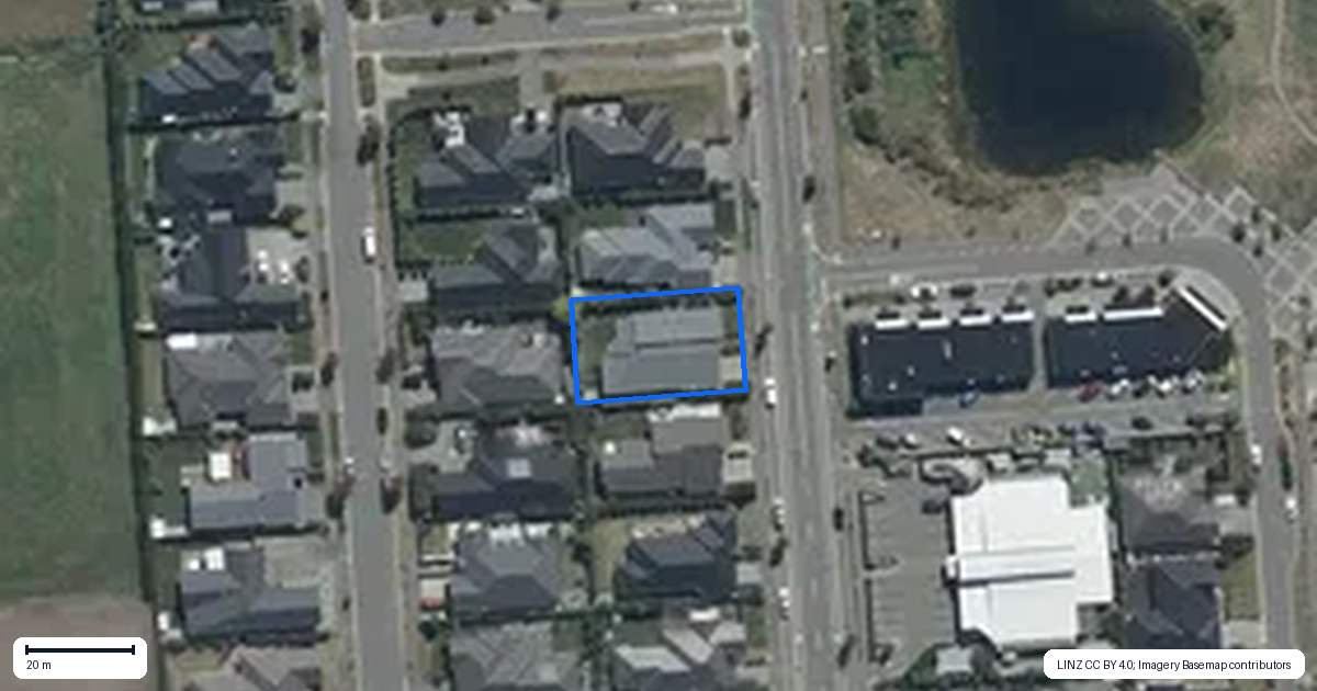 Property context map for 53 Te Korari Street, Marshland, Christchurch