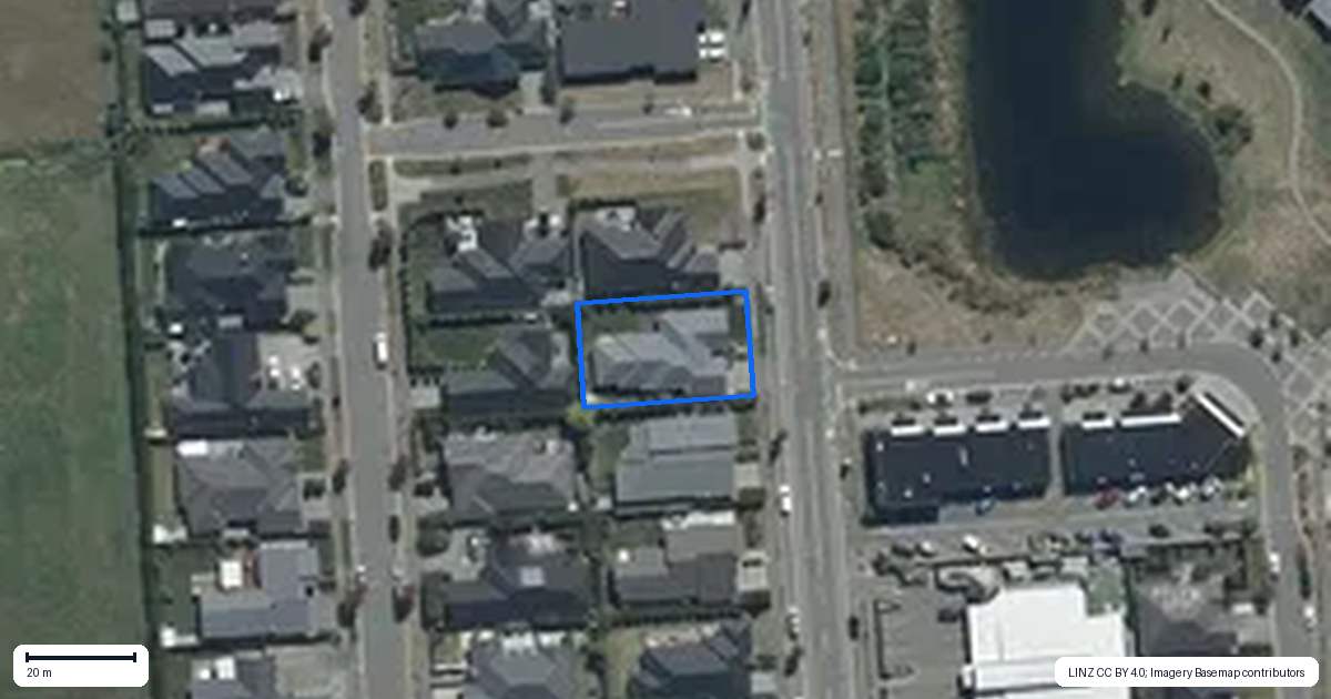 Property context map for 55 Te Korari Street, Marshland, Christchurch