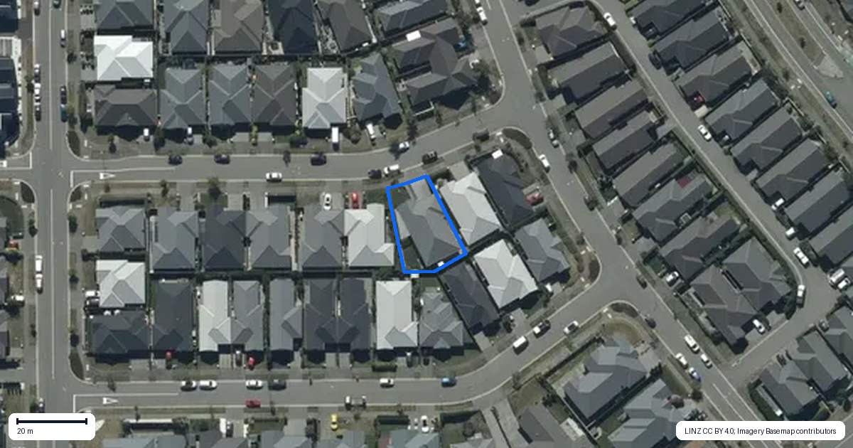 Property context map for 40 Deal Street, Wigram, Christchurch