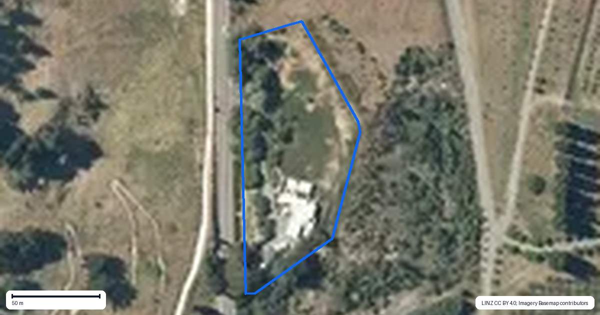 Property context map for 103 Waimarama Road, Havelock North