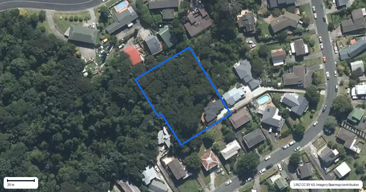 Property context map for 15B Glen Vista Place, Bayview, Auckland