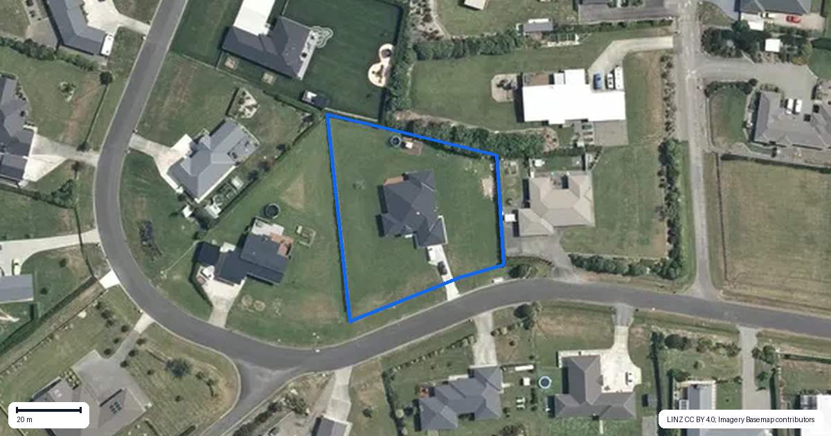 Property context map for 46 Wapiti Avenue, Feilding