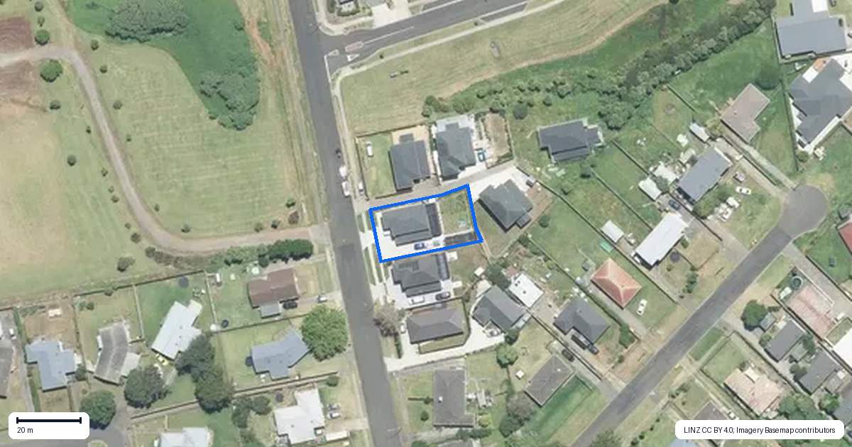 Property context map for 71 Beatty Road, Pukekohe