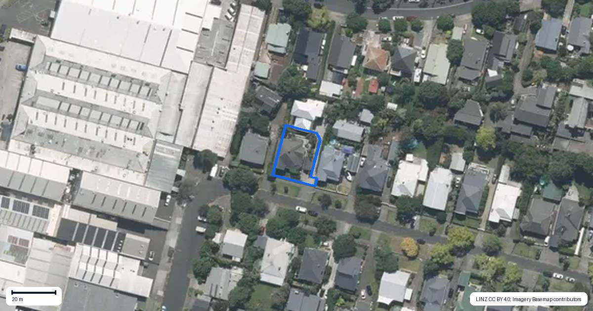 Property context map for 19A Shaw Street, Sandringham, Auckland