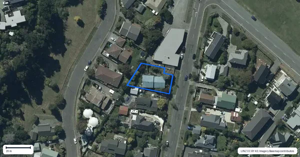 Property context map for 6 Soleares Avenue, Mount Pleasant, Christchurch