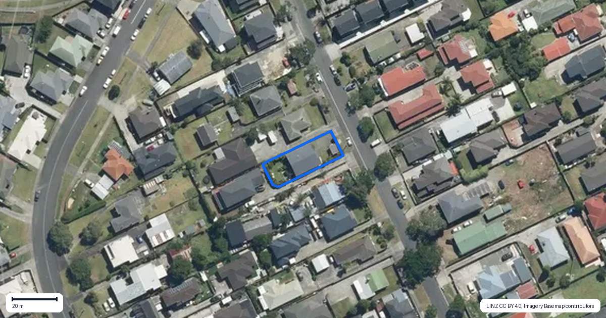 Property context map for 15 Crowther Street, Blockhouse Bay, Auckland