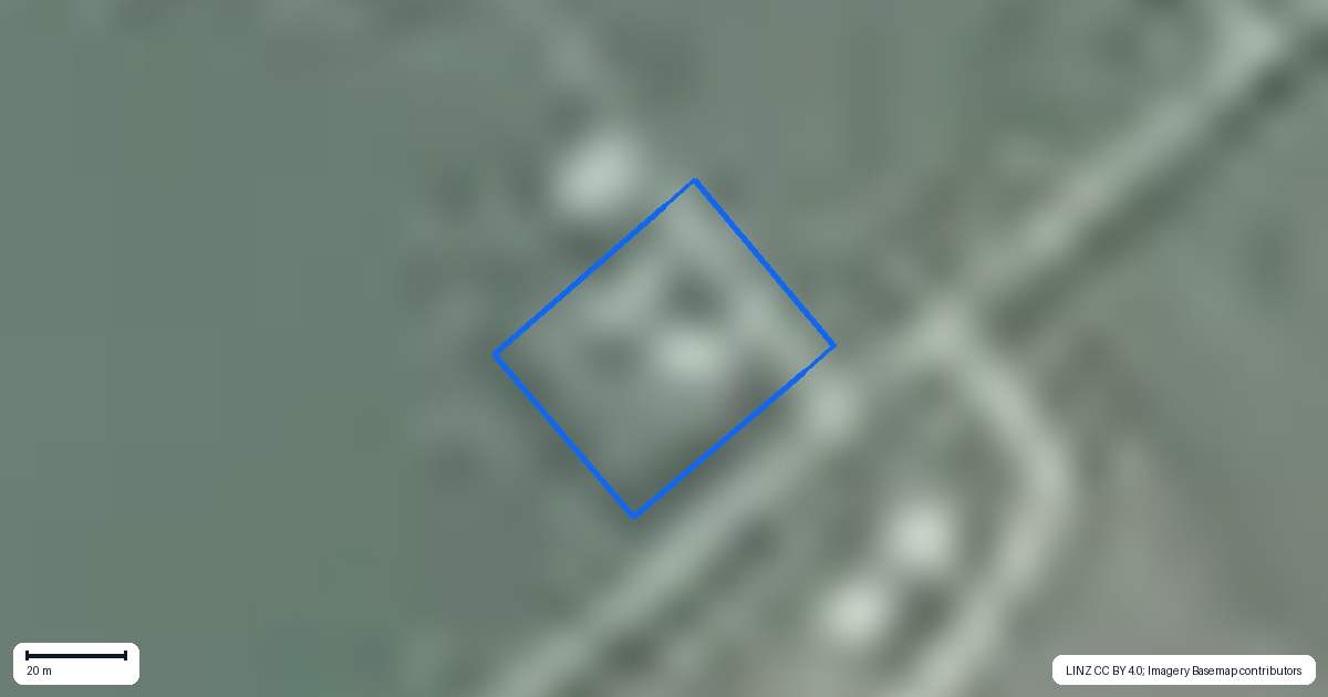 Property context map for 175A Tainui Road, Pongakawa