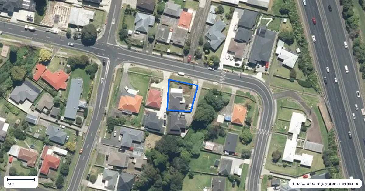 Property context map for 169 Tui Road, Papatoetoe, Auckland
