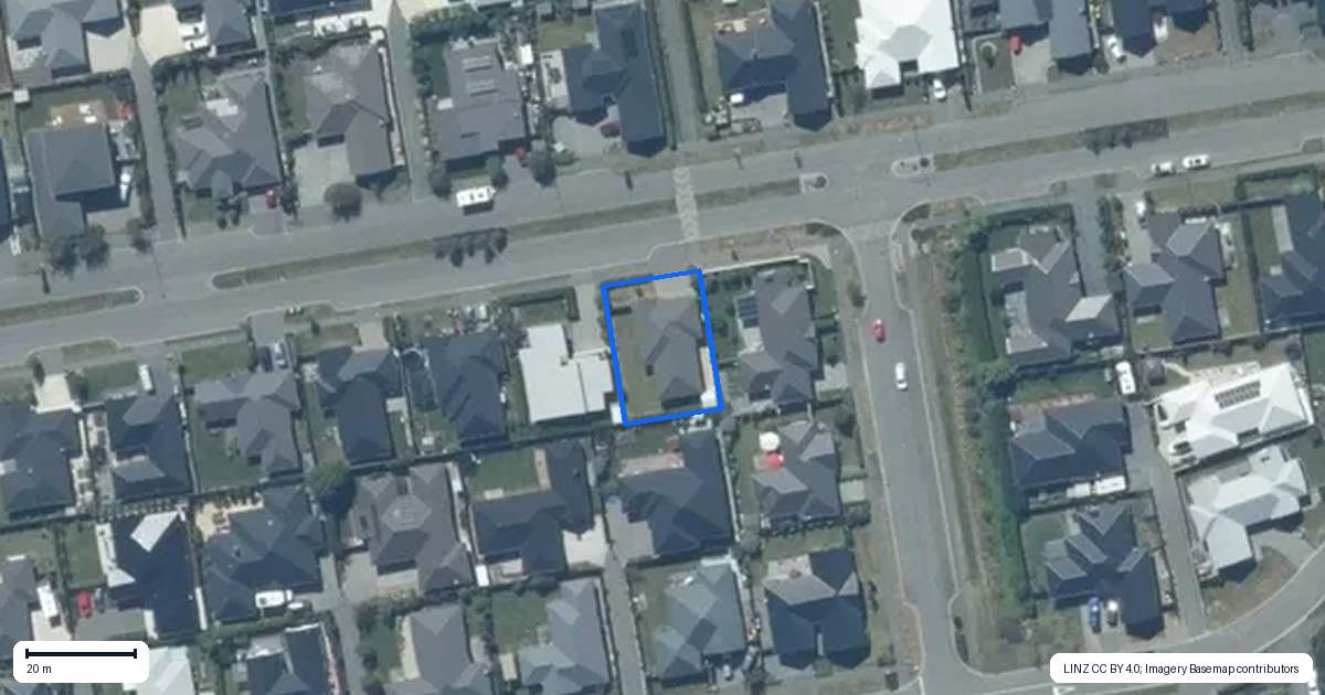 Property context map for 55 Tauhinu Avenue, Lincoln