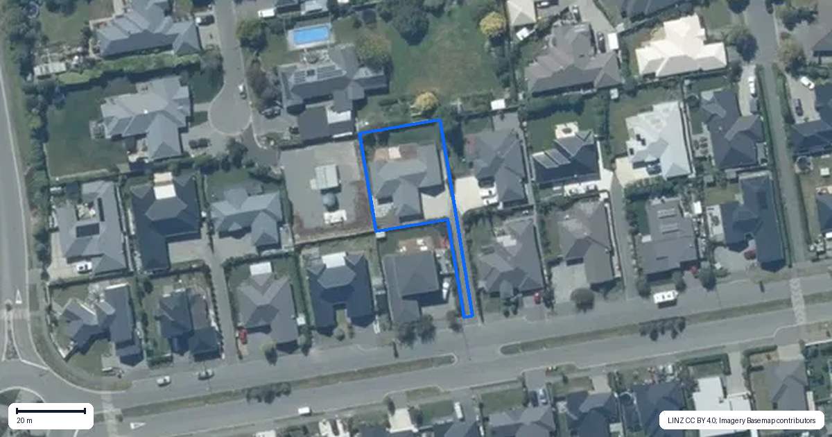 Property context map for 96 Tauhinu Avenue, Lincoln
