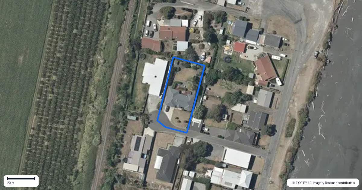 Property context map for 44A Le Quesne Road, Bay View, Napier