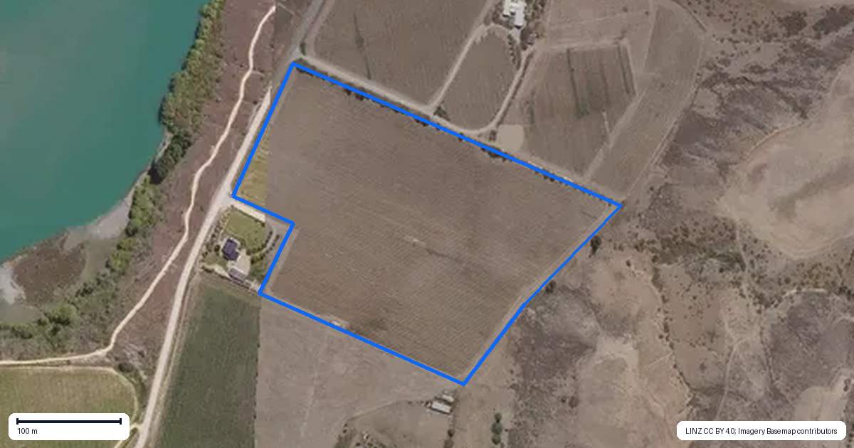 Property context map for 42 Cornish Point Road, Nevis, Cromwell