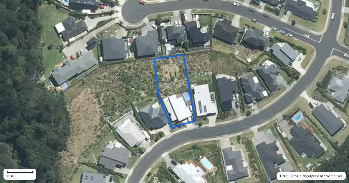 Property context map for 15 Woodridge Drive, Stanmore Bay, Whangaparaoa