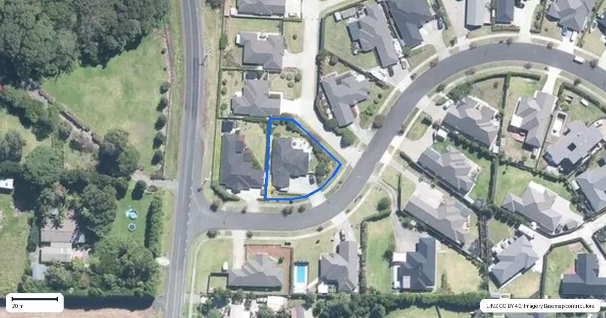Property context map for 3 Pamela Christine Road, Patumahoe, Pukekohe