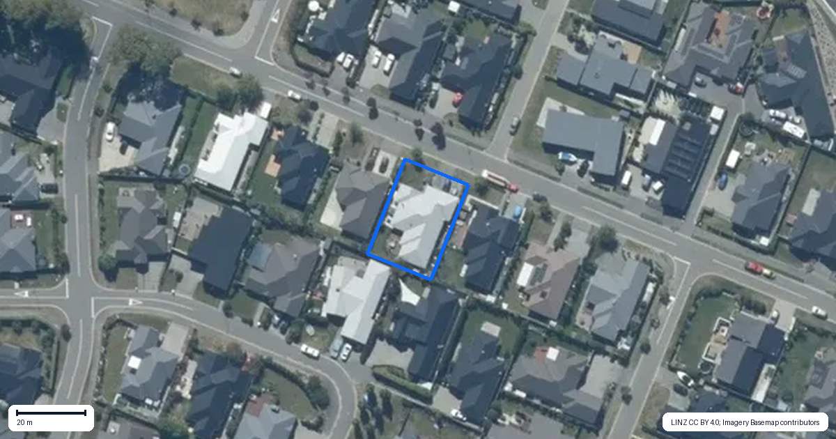 Property context map for 18 Oaks Drive, Lincoln