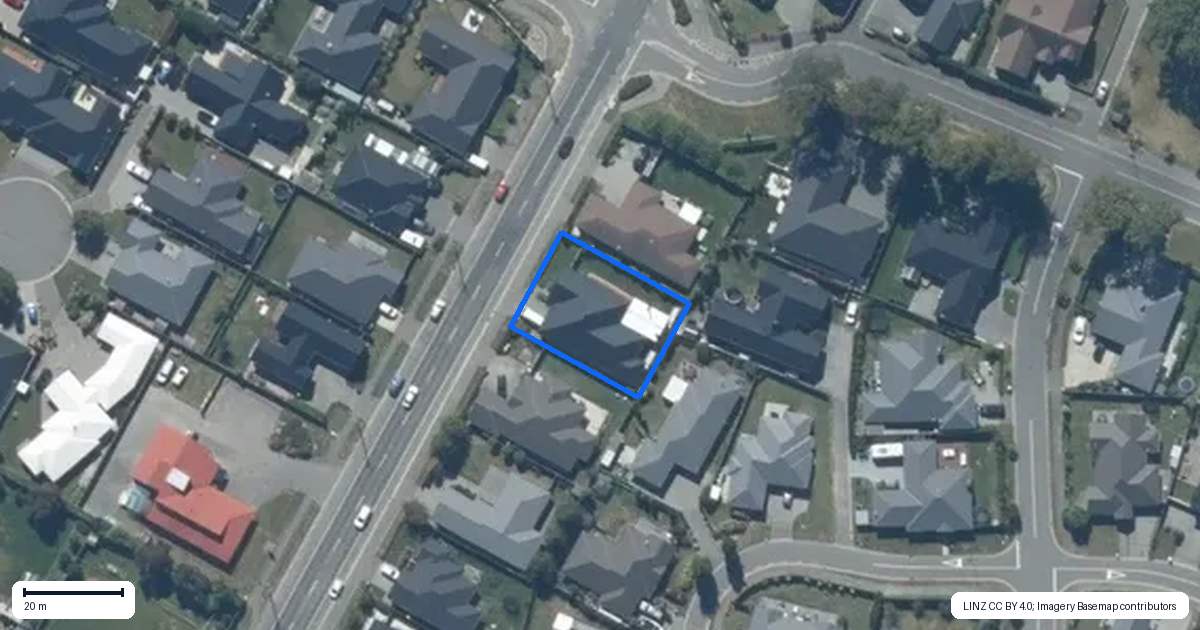 Property context map for 599 Birchs Road, Lincoln