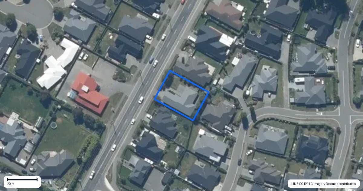 Property context map for 603 Birchs Road, Lincoln